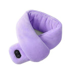 Women Men Soft Temperature Control Pain Relief Cervical Massage Shoulder Neck Wrap USB Heated Scarf Shawl Washable Winter Warm - DanaFashionstore