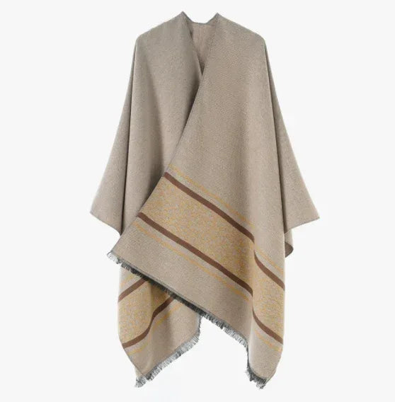 Women's Jacquard Silver Silk Shawl - DanaFashionstore