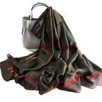 Geometric silk silk scarf - DanaFashionstore