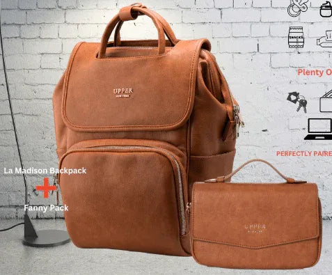 Large Capacity Multifunctional Shoulder PU Backpack - DanaFashionstore