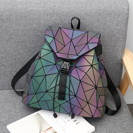 New Colorful Ladies Geometric Diamond Backpack - DanaFashionstore
