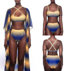 Women's Casual European And American Sexy Printed Bikini Swimming Suit - DanaFashionstore
