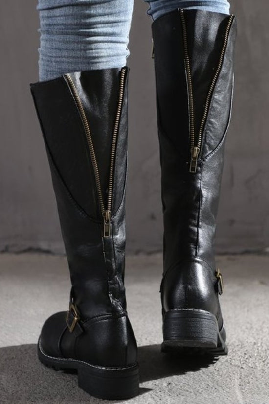 European and American women's knight boots