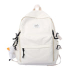 School Season New Fashion Backpack Fresh Middle School Students Korean Casual Solid Color Backpack - DanaFashionstore