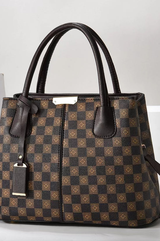 New Printed Tote Portable Shoulder Crossbody Women's Bag Middle-aged Lady Mother High Sense