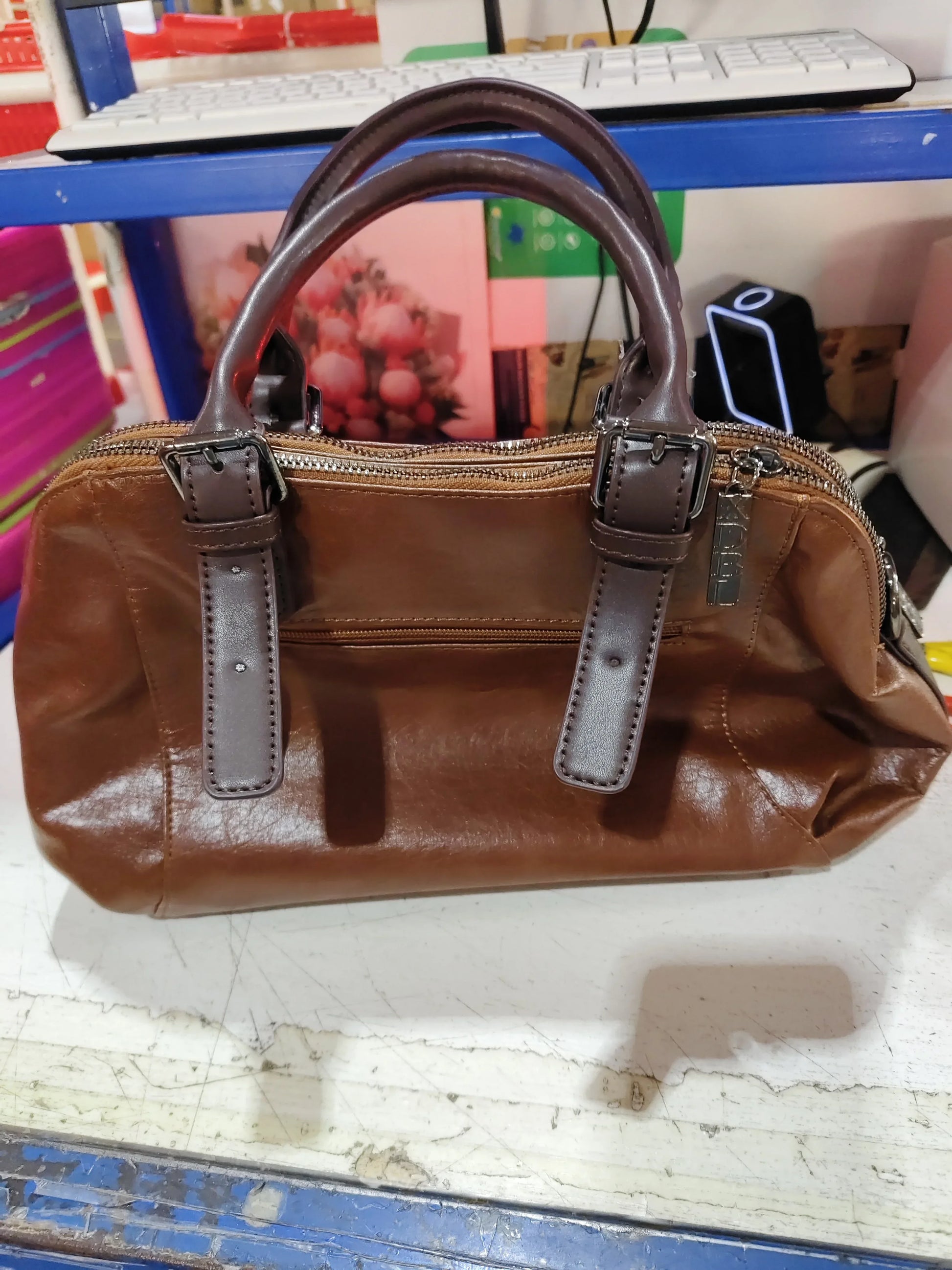 One-shoulder Portable Messenger Large-capacity Soft Leather Female Bag - DanaFashionstore