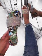 Women's Sandals with Diamond Slippers - DanaFashionstore