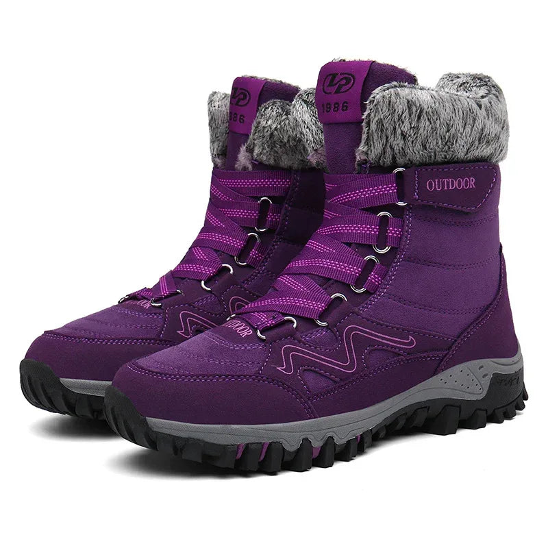High-top warm and velvet cotton shoes - DanaFashionstore