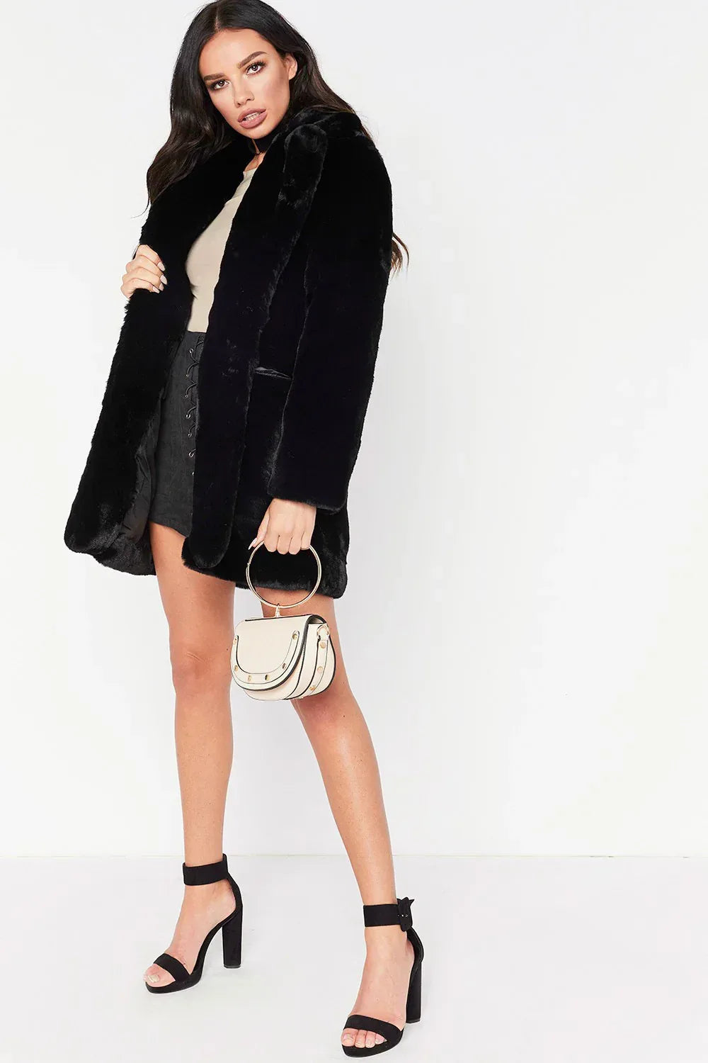 Faux Fur Coat Women 2025 - Long Sleeve Warm Plus Size Winter Jacket - DanaFashionstore