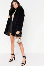 Faux Fur Coat Women 2025 - Long Sleeve Warm Plus Size Winter Jacket - DanaFashionstore