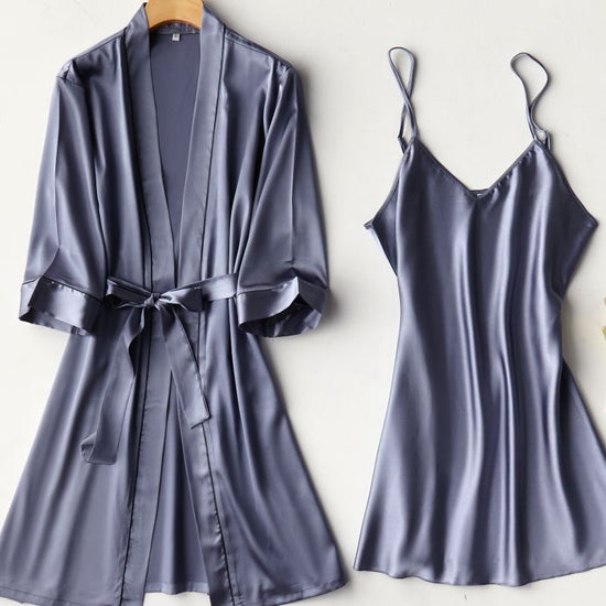 Two-piece suspender nightgown - Dana Fashion