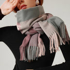 New Cashmere Tassel Thickened Cold And Warm Scarf - DanaFashionstore