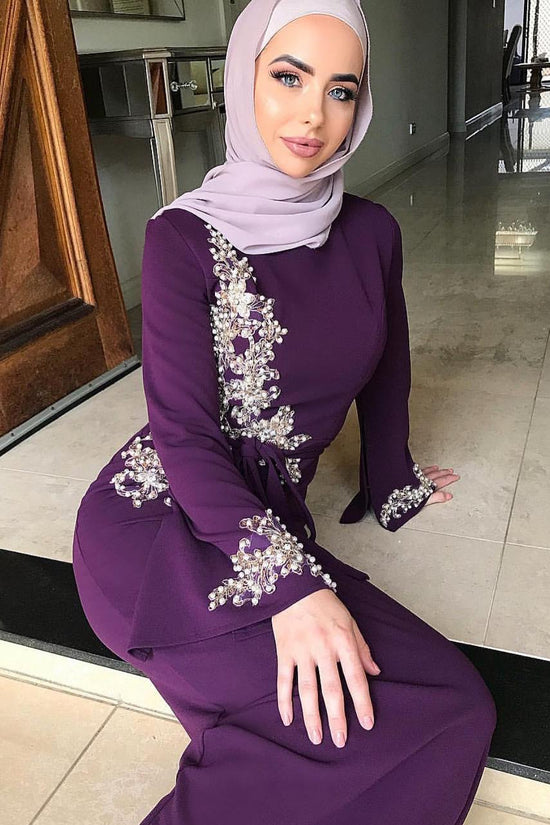 Muslim embroidered dress