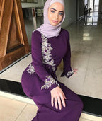 Muslim embroidered dress - DanaFashionstore