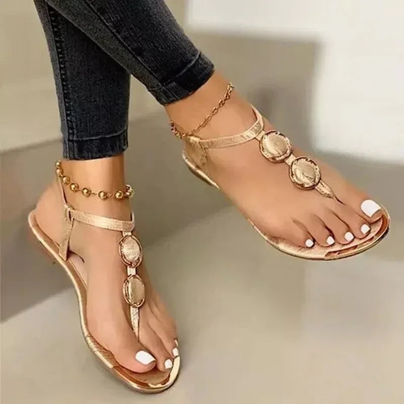 Women's Flat Sandals Summer Beach Shoes - DanaFashionstore
