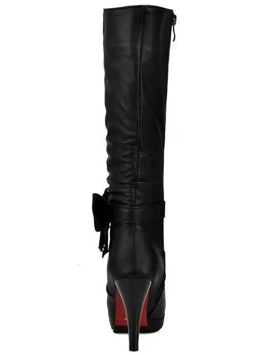 Bow with round head Martin boots - DanaFashionstore