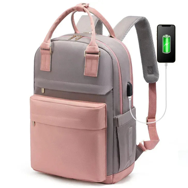 Girls Backpack Fashion Large Capacity Laptop Bag Portable Travel Backpack - DanaFashionstore