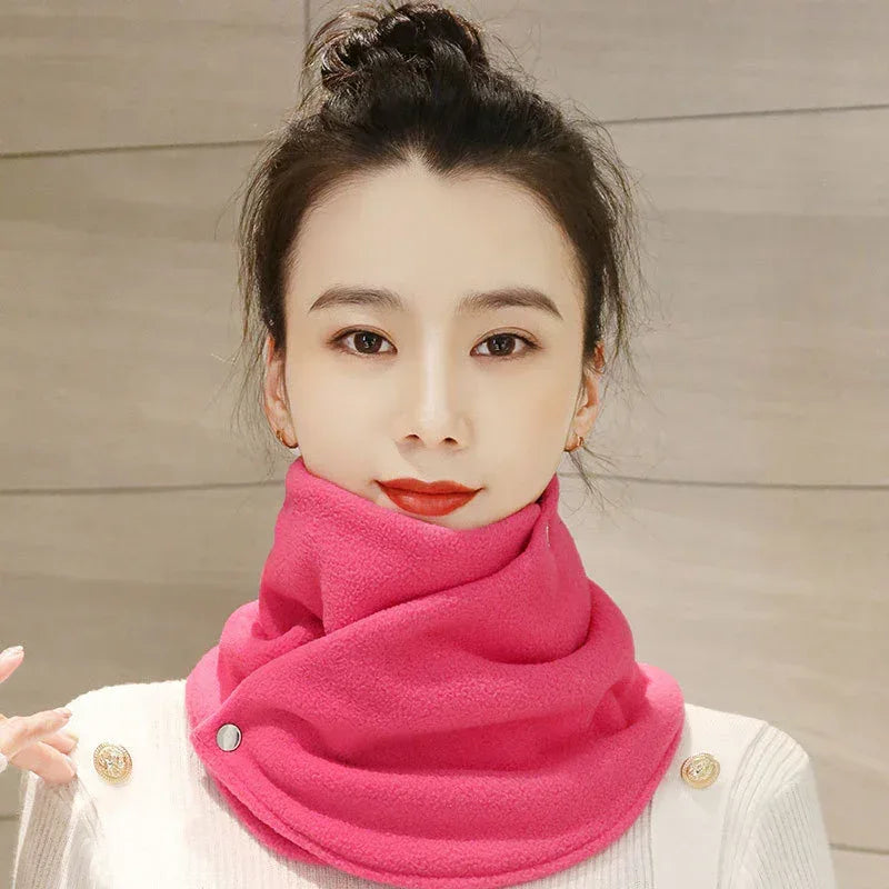 Women's Warm Plush Scarf Ins Cute And Versatile - DanaFashionstore