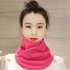 Women's Warm Plush Scarf Ins Cute And Versatile - DanaFashionstore