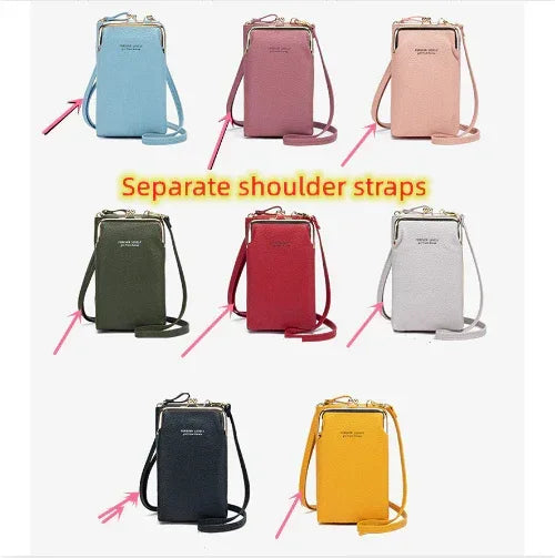 Fashion Lychee Pattern Solid Color Diagonal Shoulder Bag - DanaFashionstore