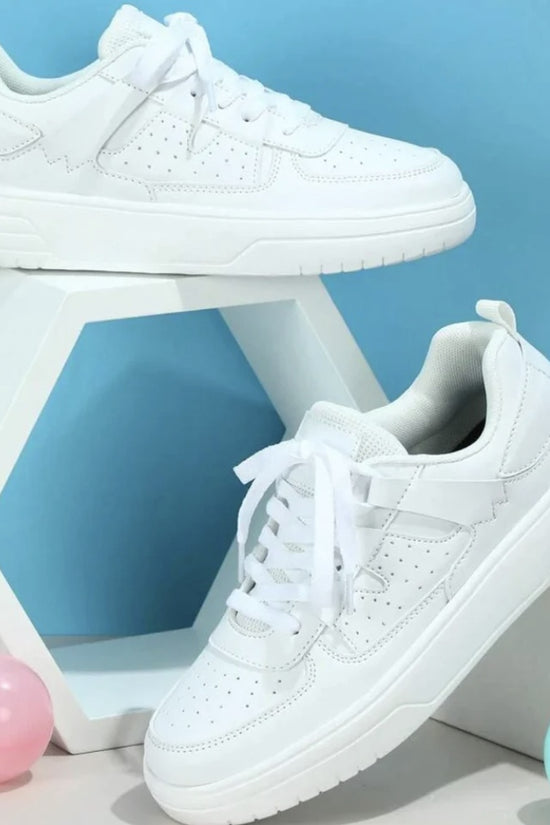 Fashionable All-match White Shoes Comfortable And Breathable
