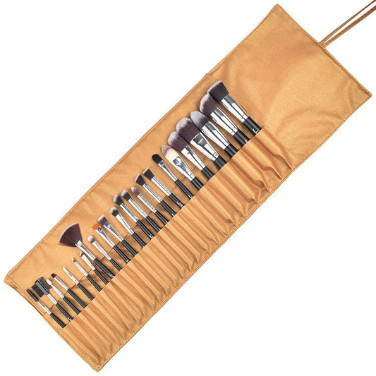24 makeup brushes $39.00 Dana Fashion Appearance Color: J2425YC makeup Makeup brush is in when choosing, should be put on the face or on the back of the hand try out, the makeup that does not have exciting feeling brushes quality to be able to be compared