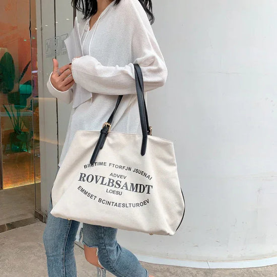 Canvas bag shoulder bag - DanaFashionstore