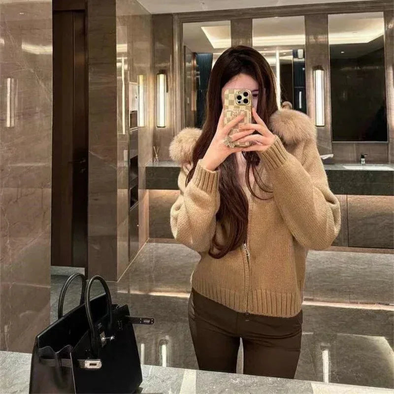 Temperament Small Size Knitwear Top 2026 - Women's Fashion Sweater - DanaFashionstore