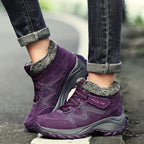 Hiking Shoes For Women Real Leather Non-Slip Outdoor Hiking Boots Trekking Shoes Waterproof Sport Sneakers Camping Sport Shoes - DanaFashionstore