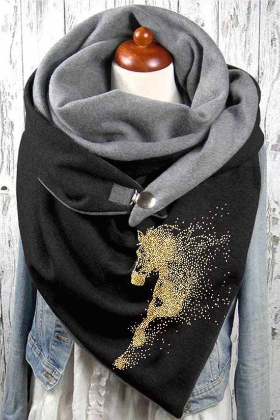 Women's Fashion Leisure Warm Clip Scarf