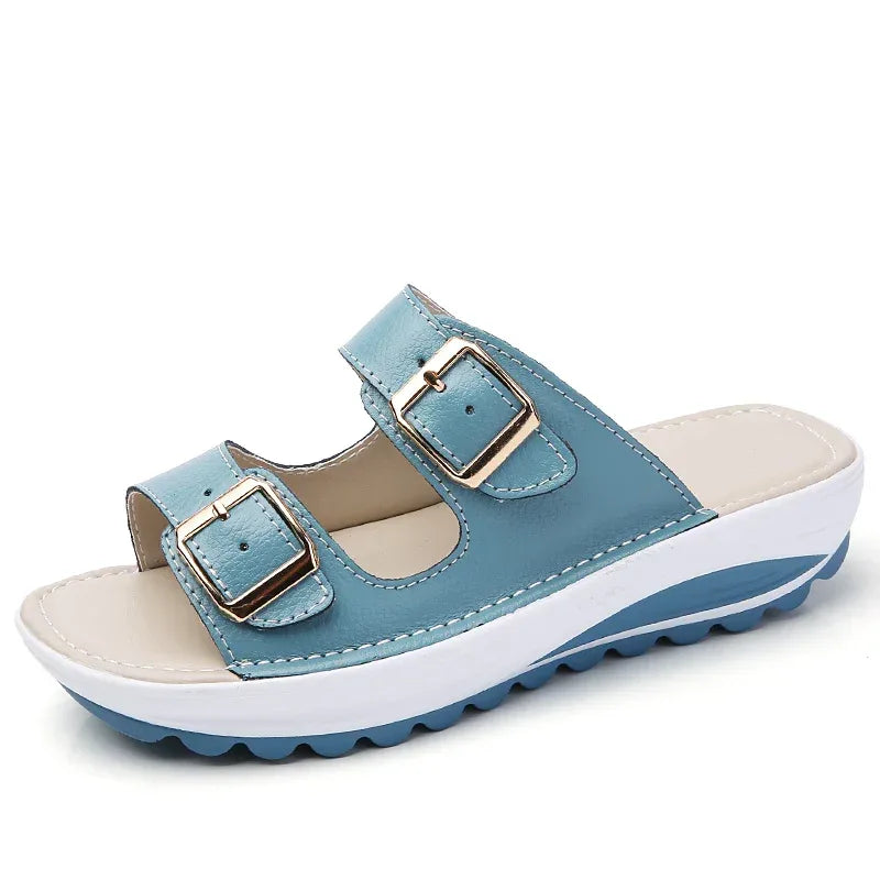 Leather beach shoes - DanaFashionstore