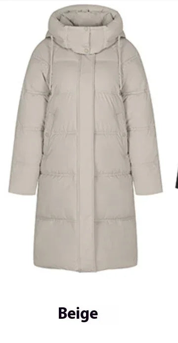 Long Over Knee Hooded Jacket 2025 - Thickened Winter Coat - DanaFashionstore