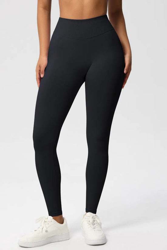 Sexy High Elastic Women's Solid Tights High Waist Workout Yoga Leggings, Scrunch Butt Lifting Elastic Pants, Tummy Control Butt Lifting Workout Yoga Athletic Pants - Dana Fashion