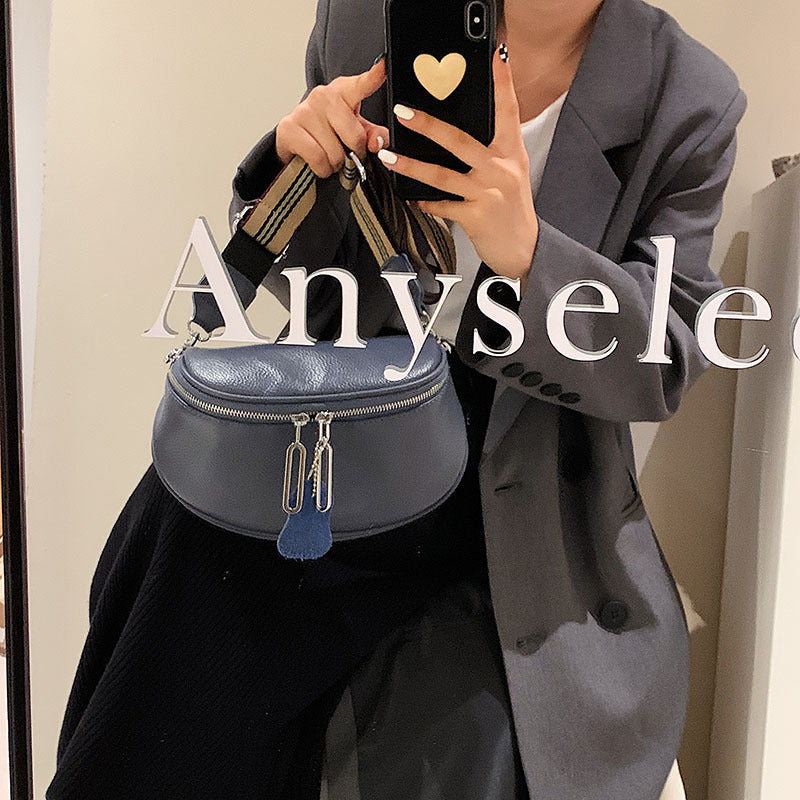 Genuine Leather Small Bag Women's Cowhide Simple Crossbody Bag - Dana Fashion