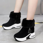 New short tube Mid Heel women's boots in winter - DanaFashionstore