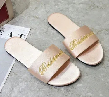Satin red slippers - DanaFashionstore
