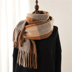 Thick Warm Outer Shawl Tassel South Korea Artificial Cashmere Scarf - DanaFashionstore