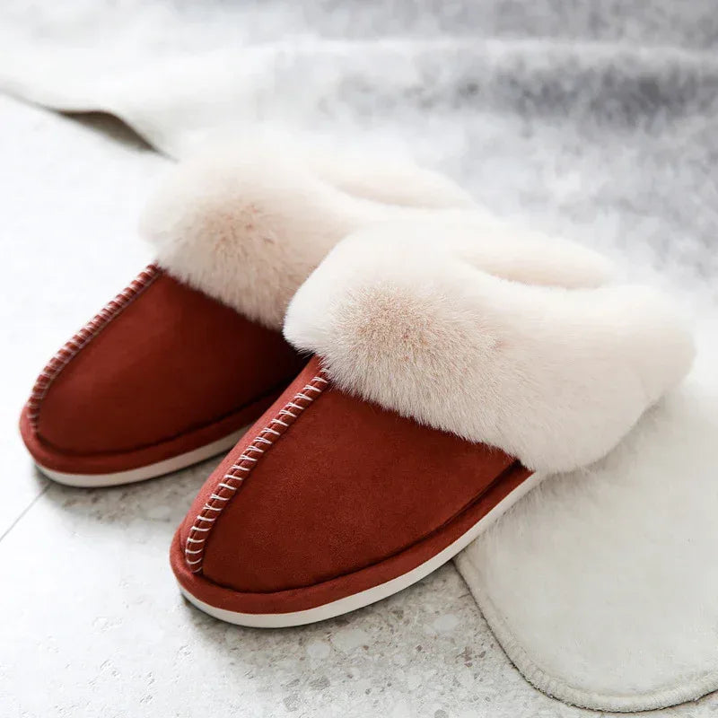 Suede cotton slippers - DanaFashionstore