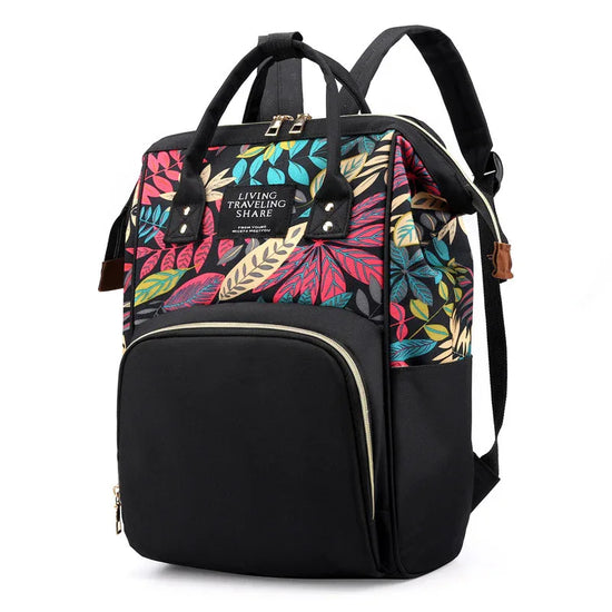 Printed mommy backpack - DanaFashionstore