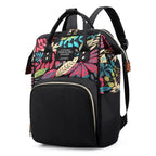 Printed mommy backpack - DanaFashionstore