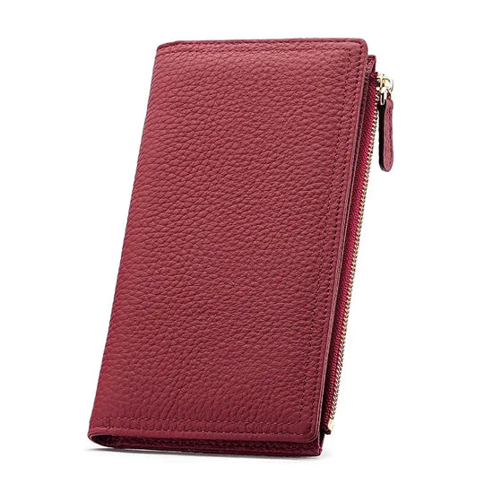 Women's Cowhide Anti-magnetic Anti-theft Long Wallet - DanaFashionstore
