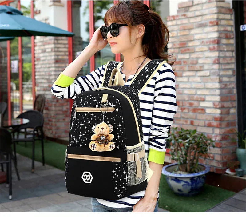 Three-piece backpack - DanaFashionstore