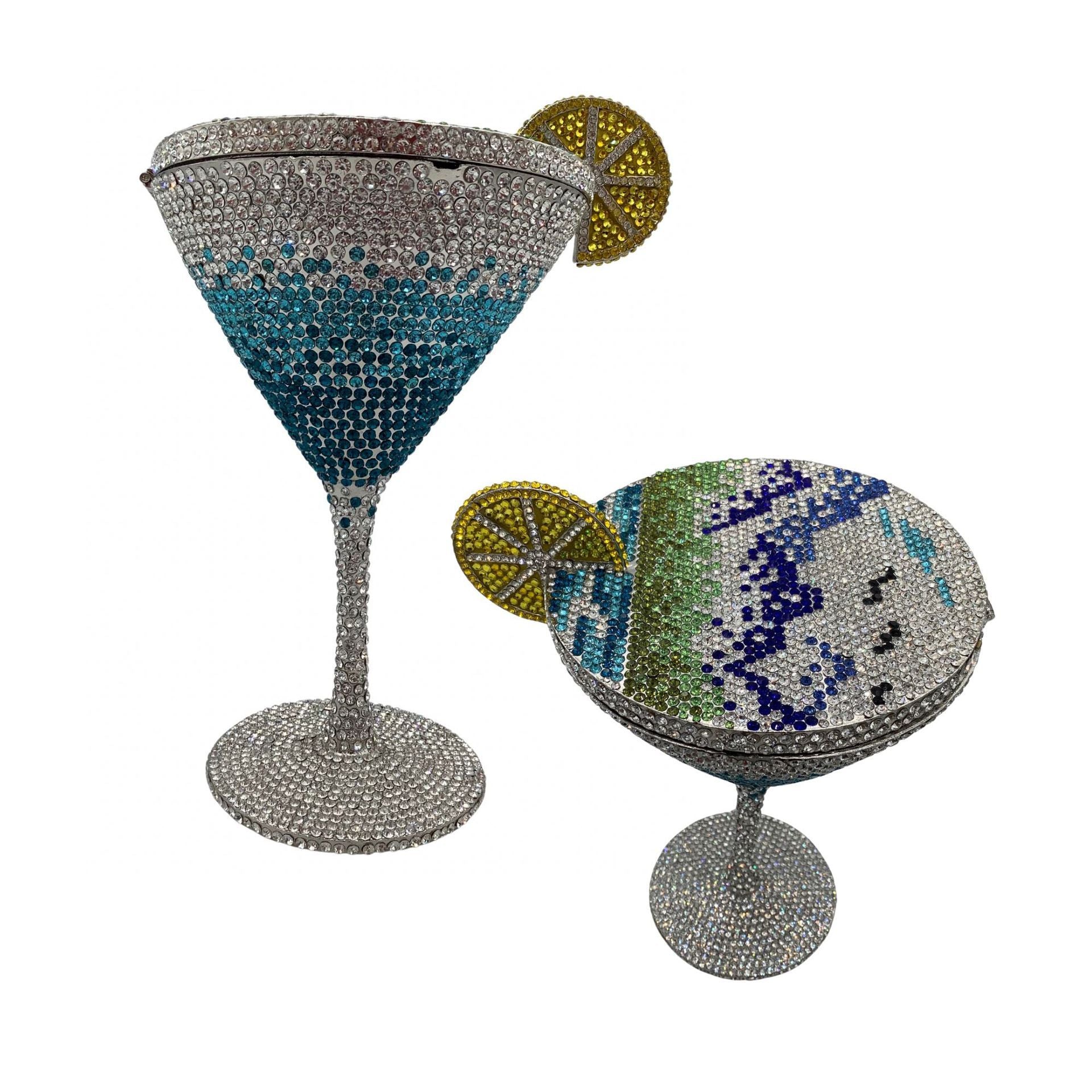 Cocktail Goblet Diamond Dinner Hand Bag - Dana Fashion