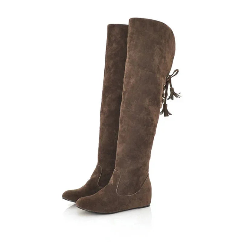 Over-the-knee boots plus size warm snow boots - DanaFashionstore