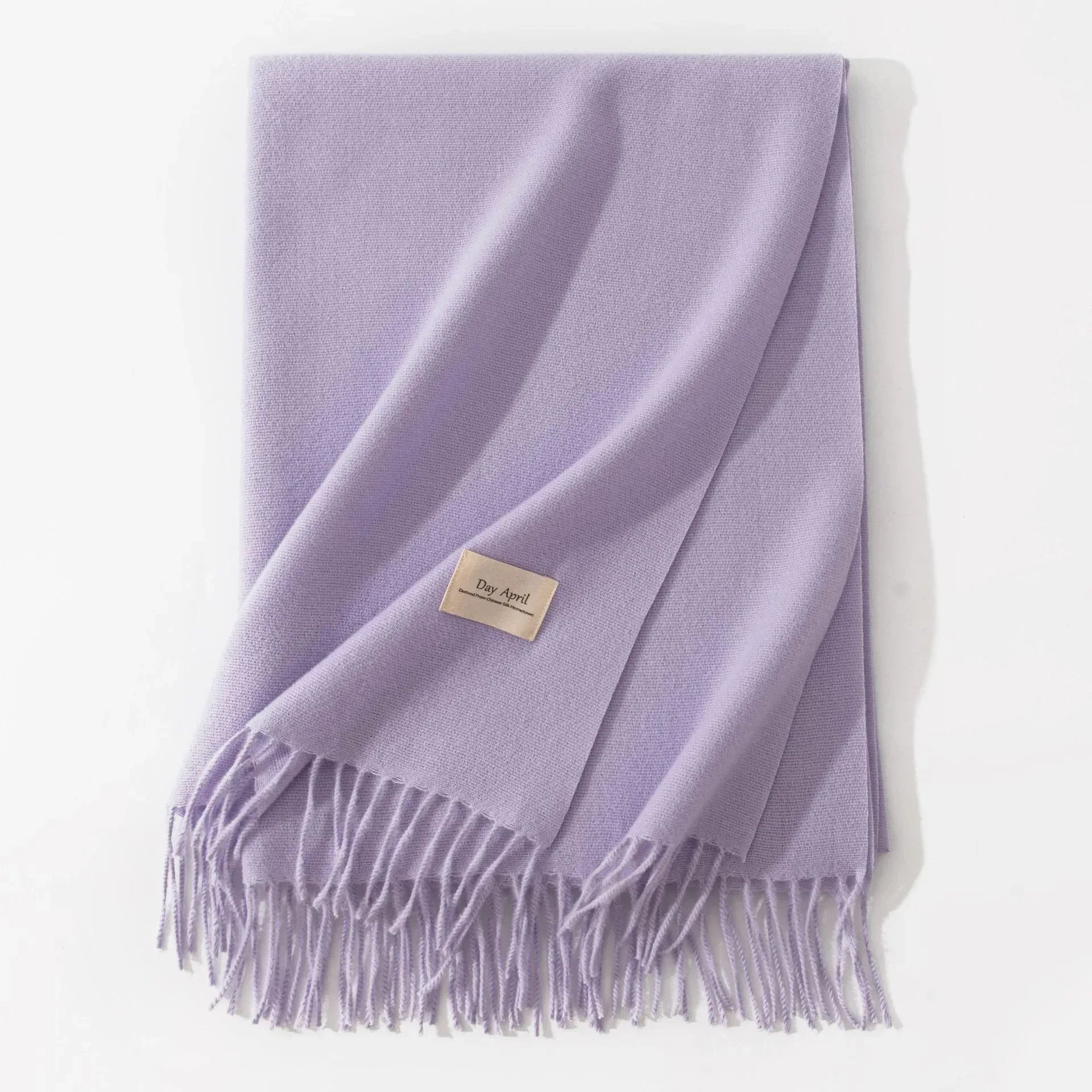 Pure Color Artificial Cashmere Scarf Women's Winter High-grade Shawl - DanaFashionstore