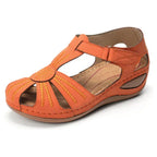 Women's line anti-slip lightweight round toe wedge sandals - DanaFashionstore