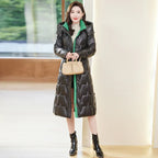 Down Cotton-Padded Coat 2025 - Long Below Knee Winter Jacket - DanaFashionstore