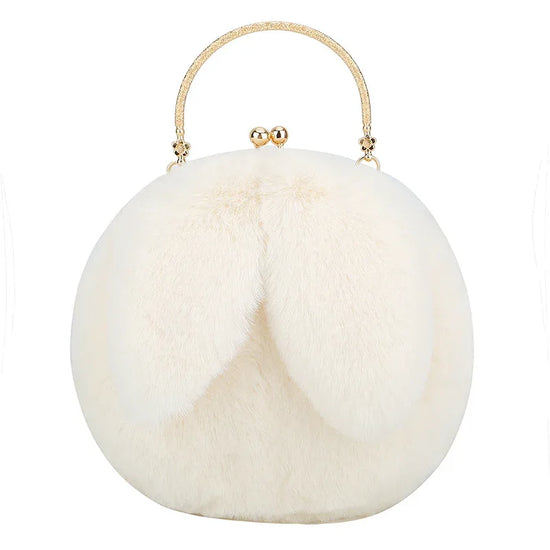 Fashion chain ear plush handbag - DanaFashionstore