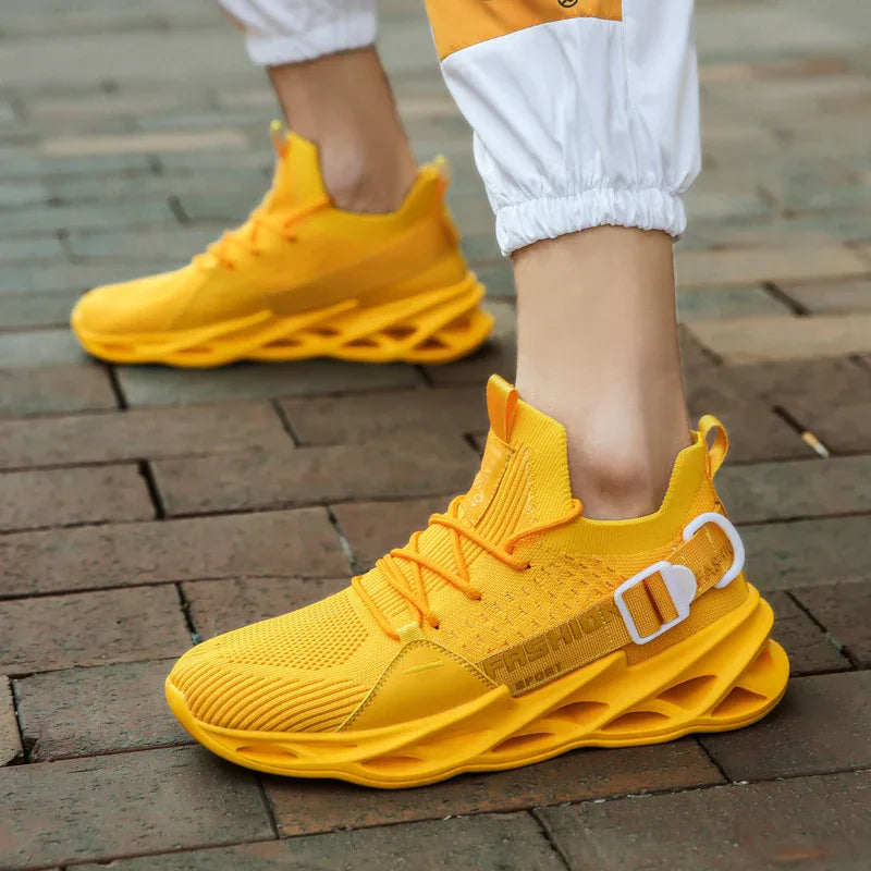 Casual sneakers flying woven mesh shoes - DanaFashionstore