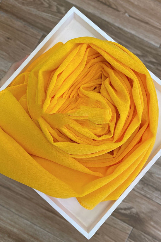 Women's Hijab Solid Pearl Chiffon Scarf